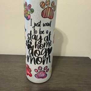 Colorful Dog Mom Tumbler